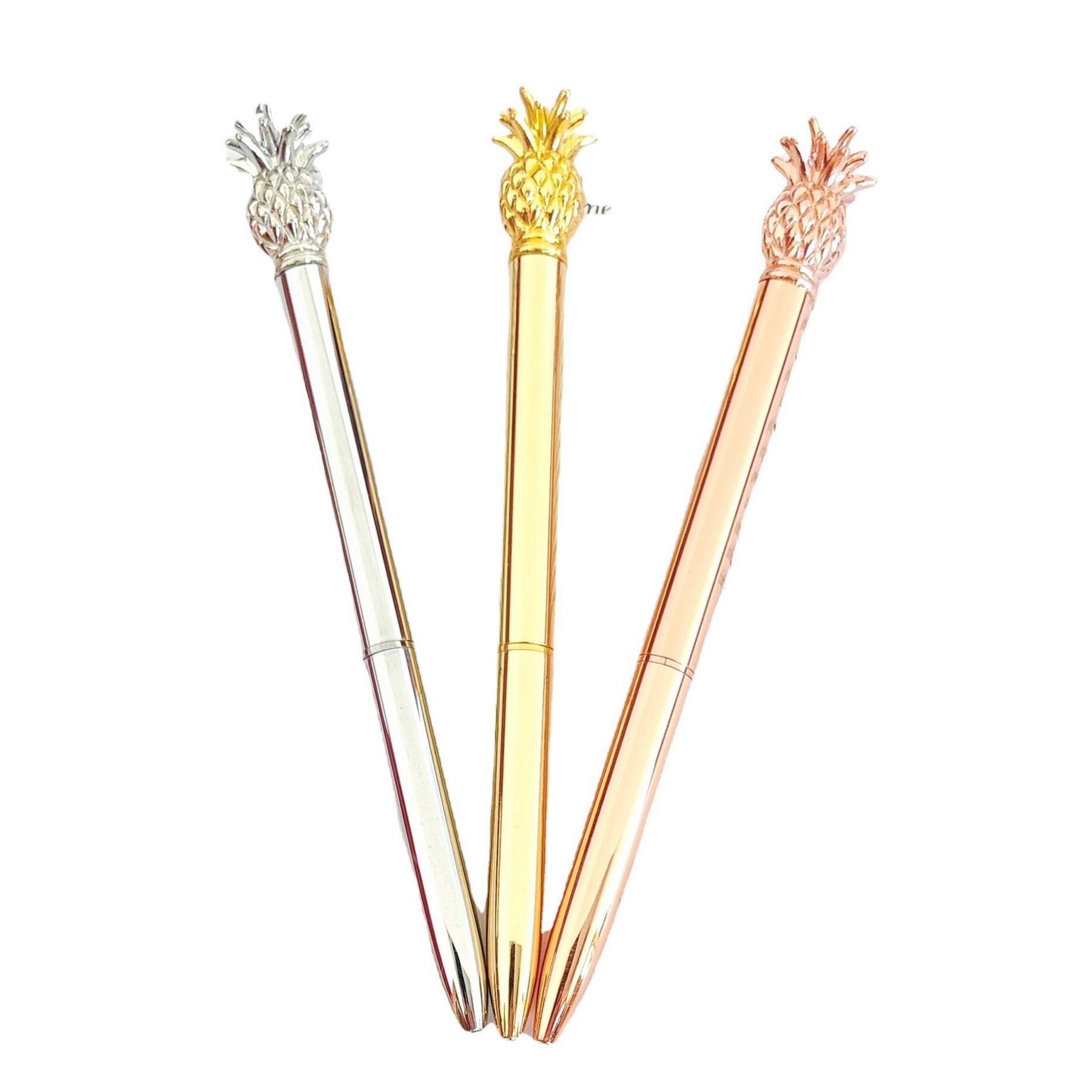Pineapple Crystal Capacitive Stylus Pen, Metal Ballpoint Phone Advertising Pen