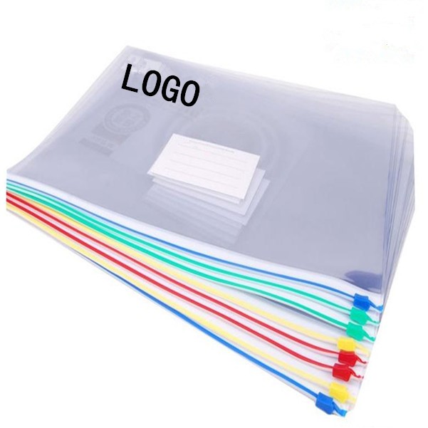 Transparent A4 Zipped PVC Document Pouch