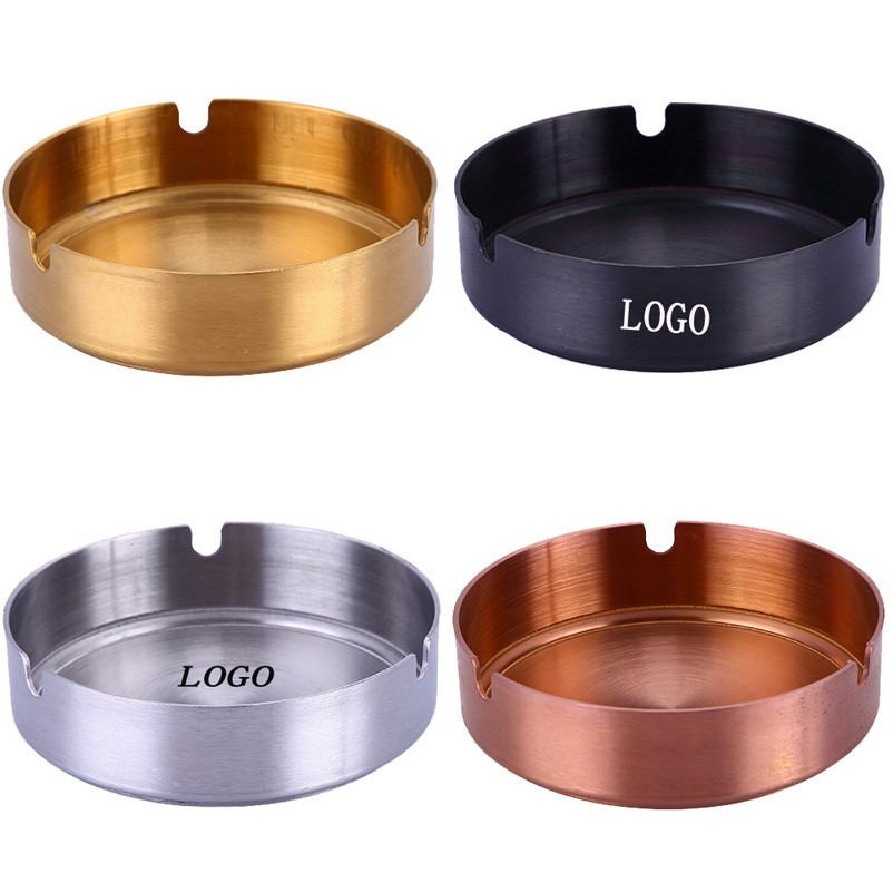 Custom Stainless Steel Deluxe Ashtray