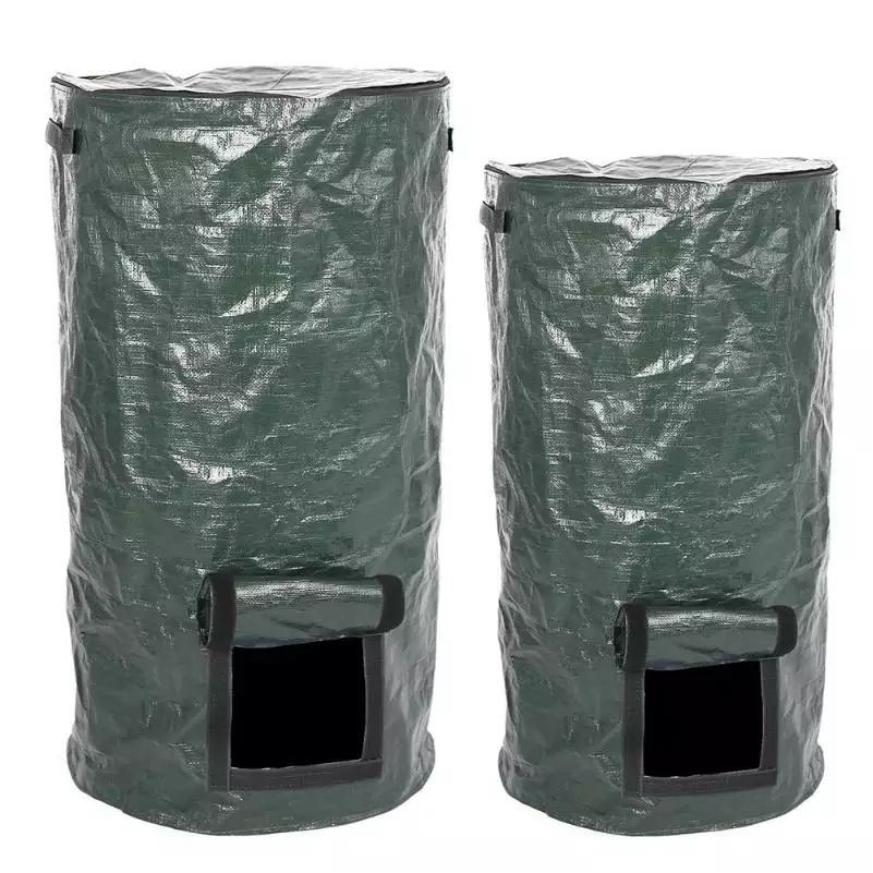 15 Gallon Reusable Heavy Duty Garden Composting Bags w/Window
