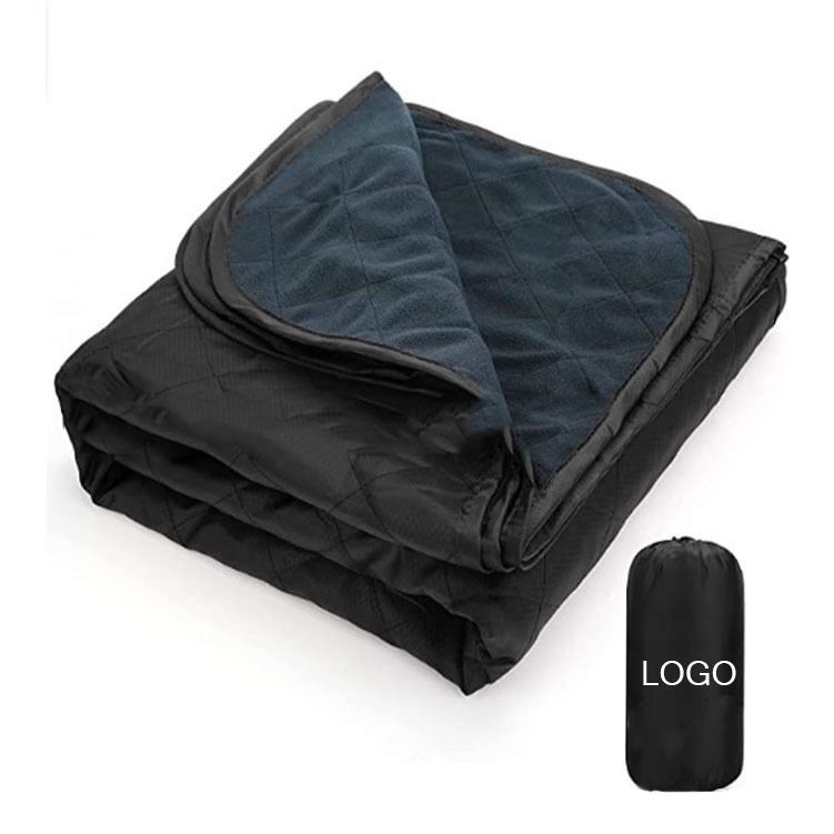 Portable Water repellent Polar Fleece Camping Blanket