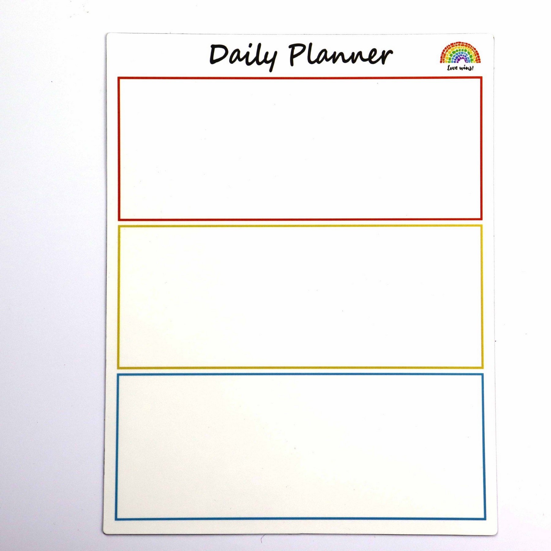 Magnetic Dry Erase Writing Board--Daily Planner