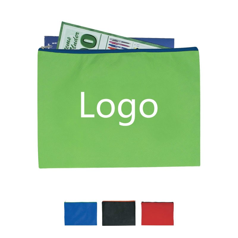 Non-Woven Document Sleeve w/Zipper