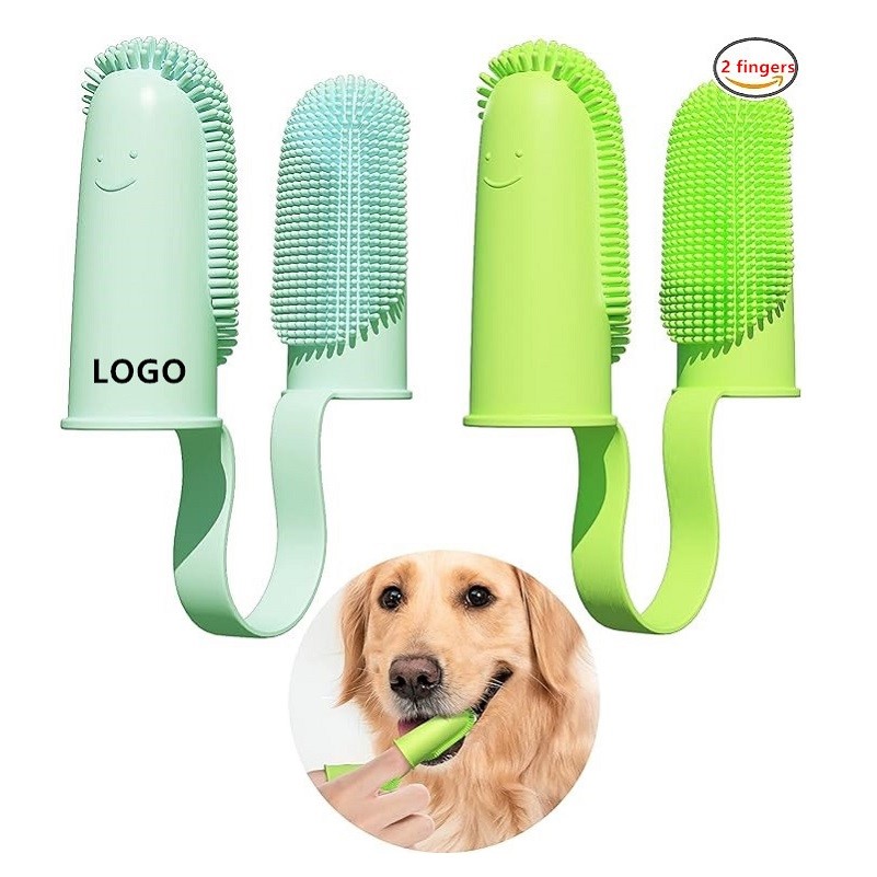 Double-Finger Toothbrush for Dog