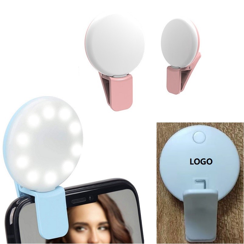 Rechargeable Selfie Light w/Clip