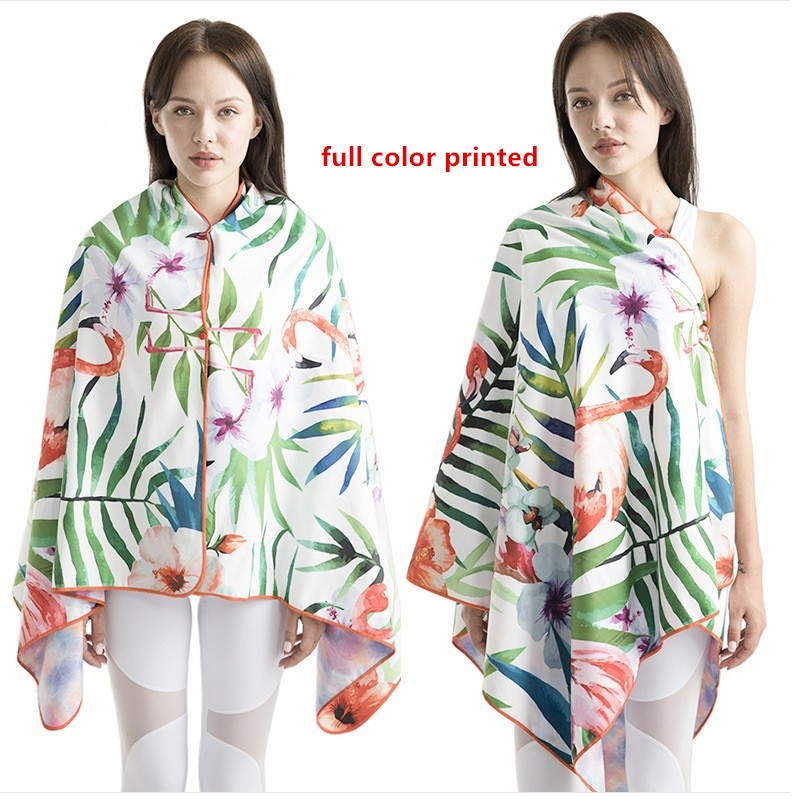 Full Printing Beach Towel Microfiber Blanket / cloak