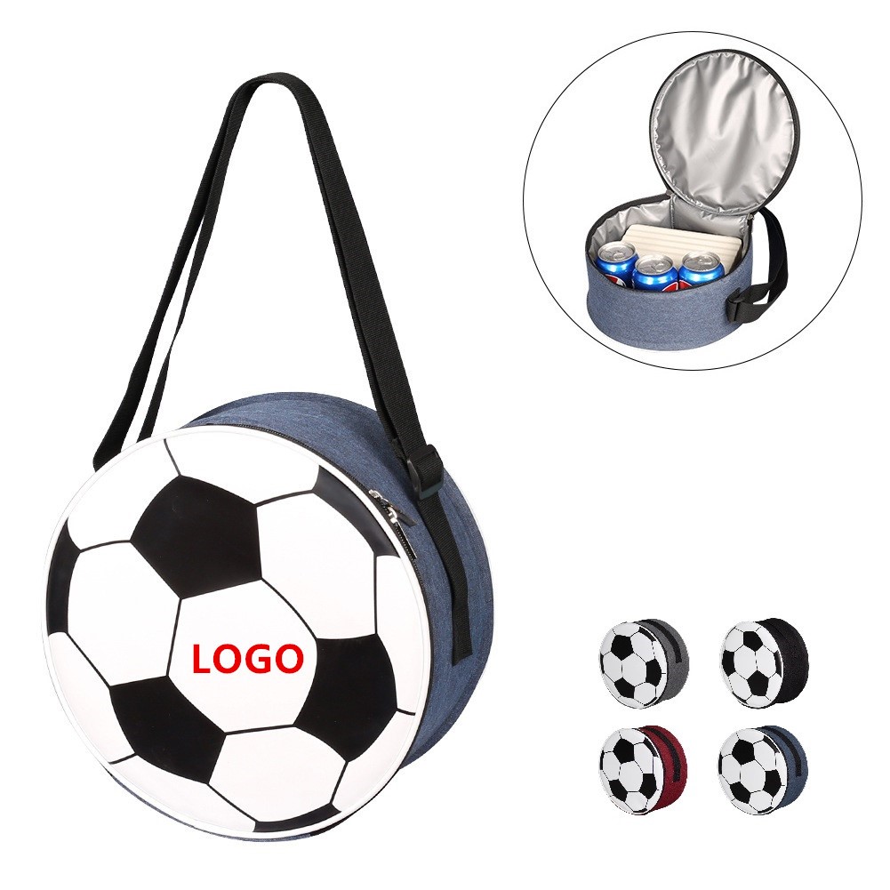 Football-Shaped Thermal Insulation Lunch Bag