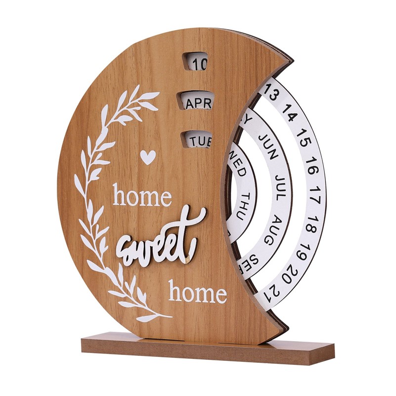Wooden Blocks Perpetual Calendar