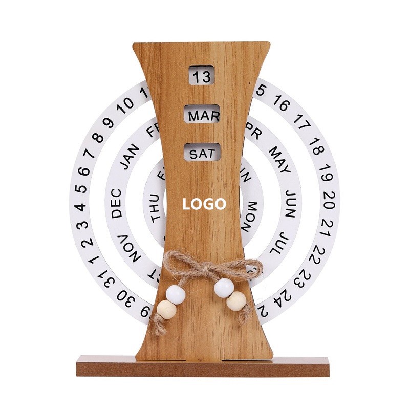 Wooden Blocks Perpetual Calendar