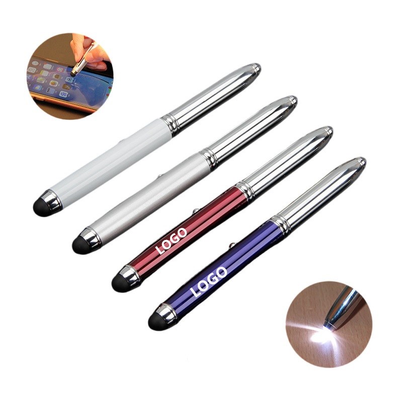 LED Light+ Screen Touch Pen