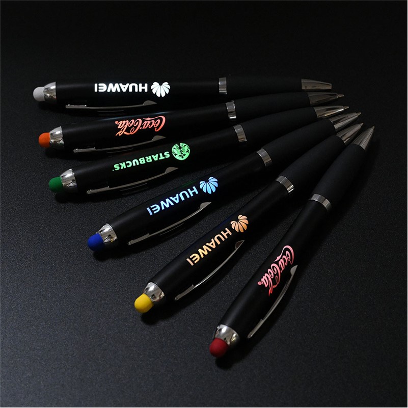 LED Logo Ballpoint Stylus Pen