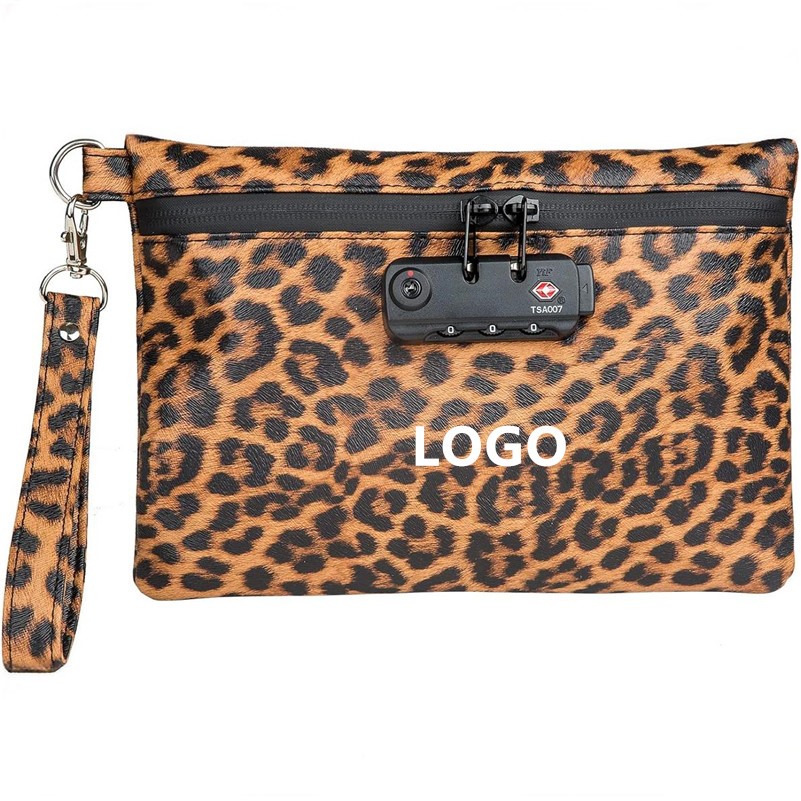 Odor-Proof Travel Pouch w/Combination Lock