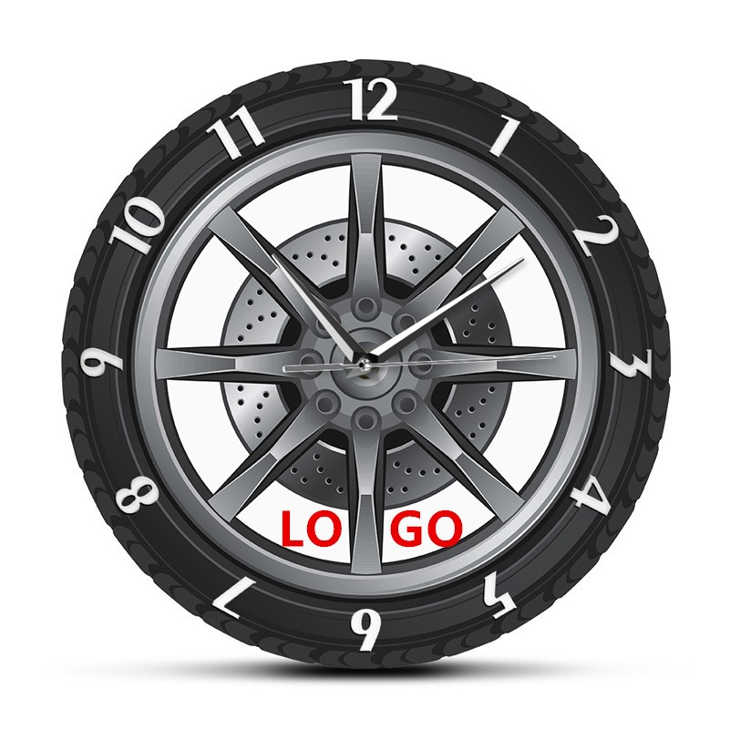 Creative Tire-Shaped Wall Clock