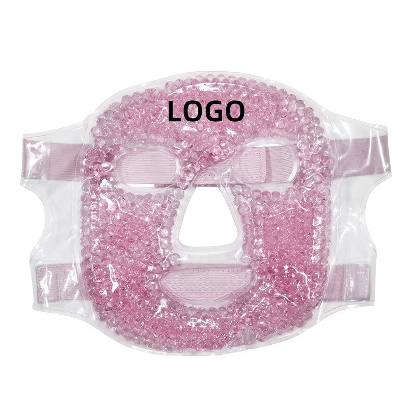 Reusable PVC Gel Beads Hot/Cold Pack Face Mask