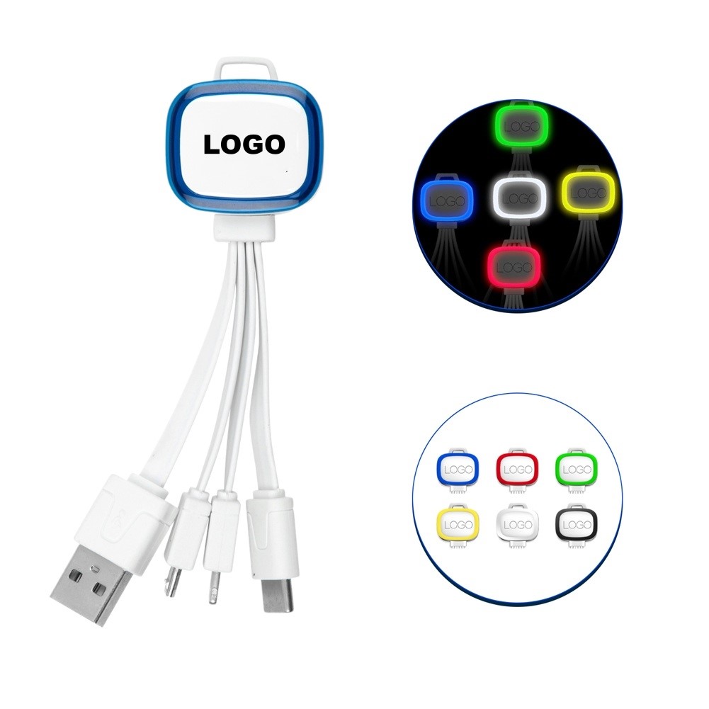 Light-Up 4-in-1 Multi Charging Cable