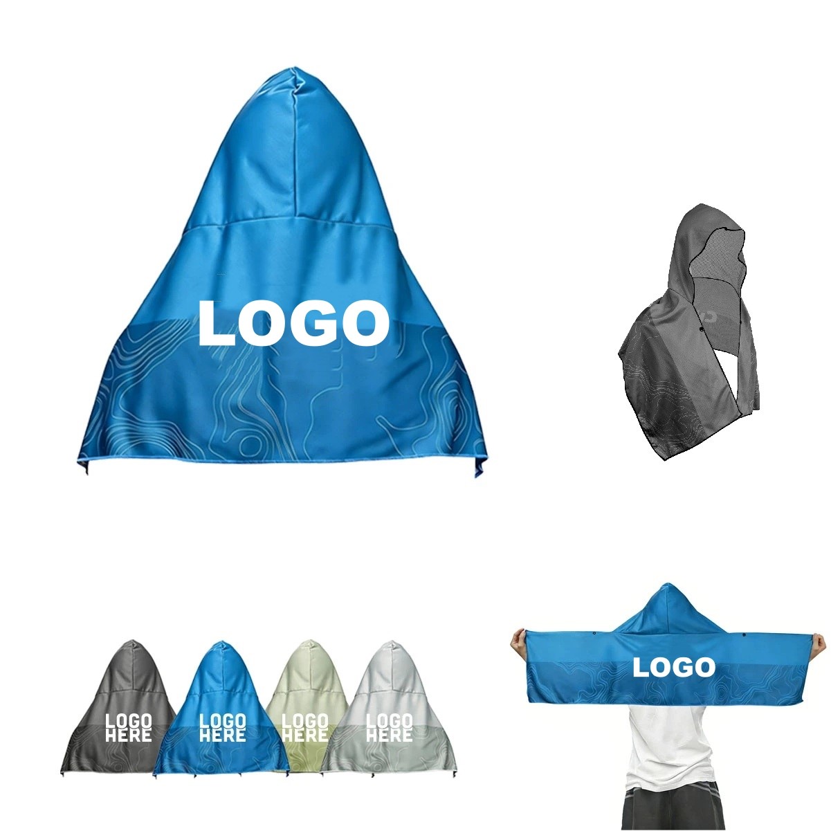 Cooling Hooded Sun Protection Towel