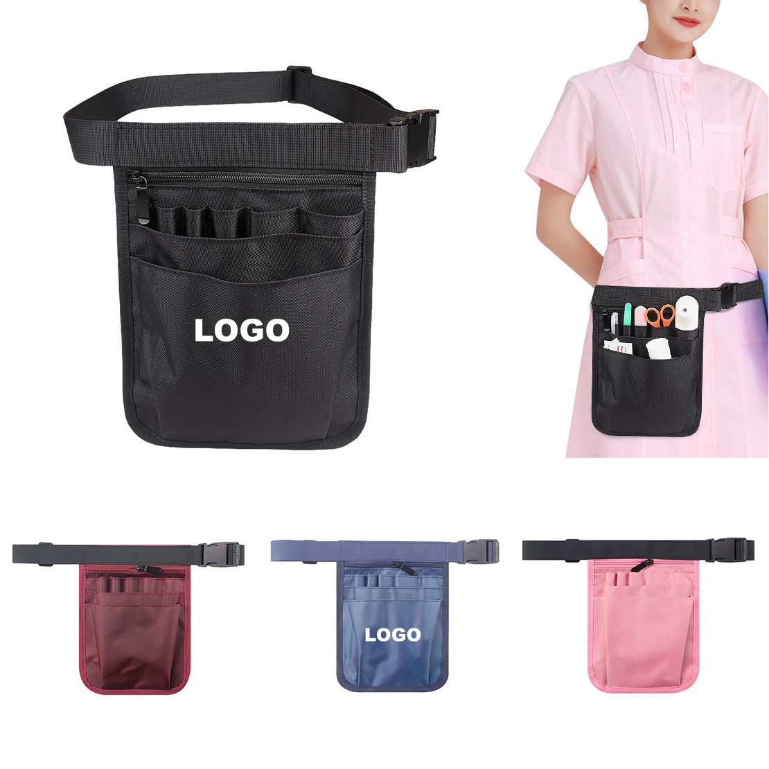 Adjustable Oxford Nurse Tool Waist Pouch