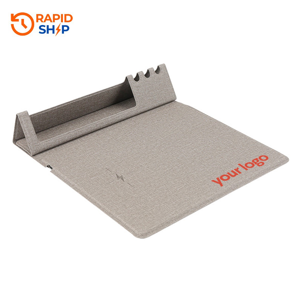 15W Wireless Charger Mouse Pad Multifunctional Wireless Fast Charging Mouse Pad With Pen Holder