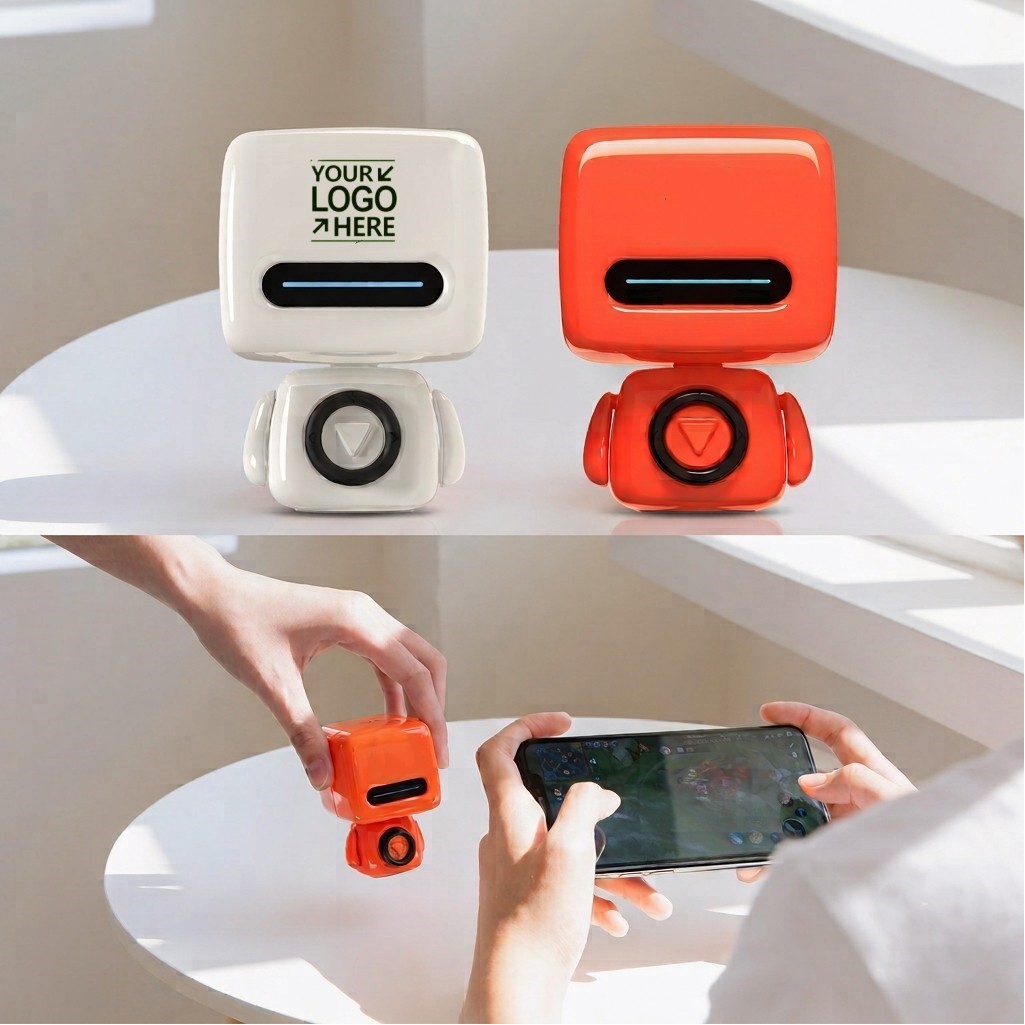 Portable Bluetooth Speaker with Robot Design