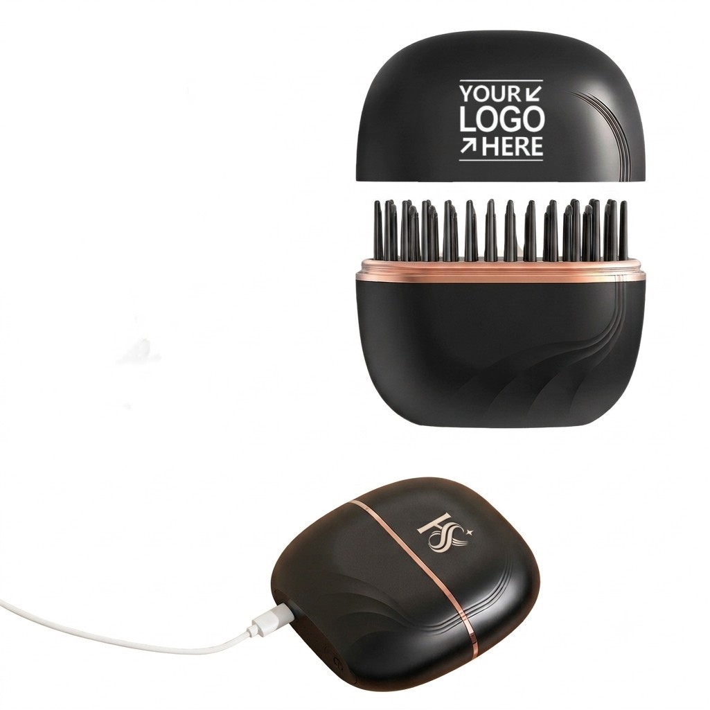 Cordless Hair Straightener & Curler Brush