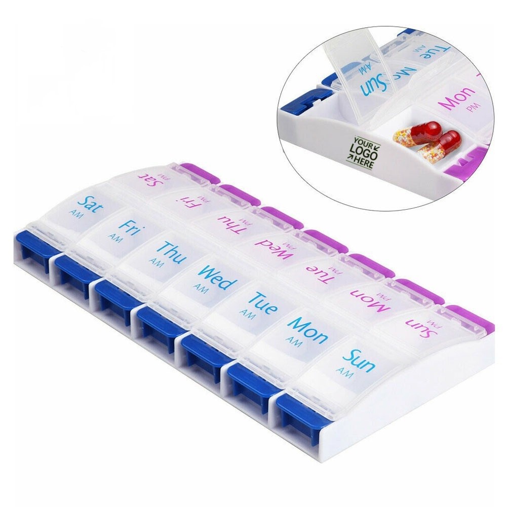 7-Day Push Button Pill Organizer