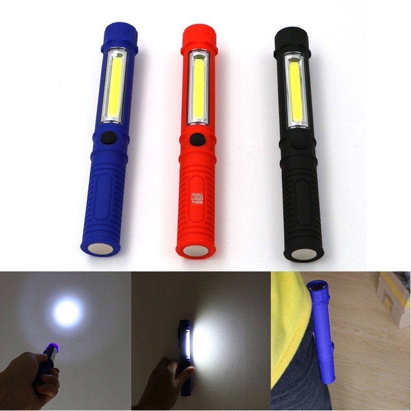 LED Magnetic Pen Flashlight With Work Light