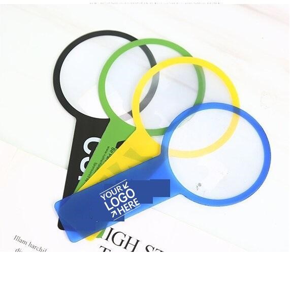 Circular Handheld Portable Visual Aid PVC Magnifier