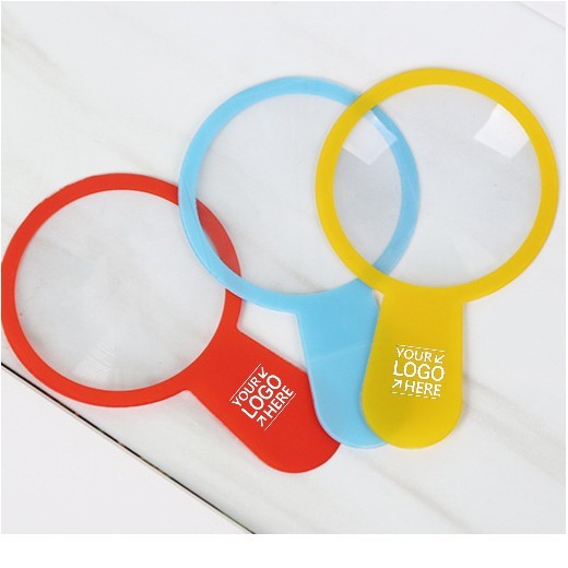 Environmentally-Friendly PVC Plastic Portable Handheld Magnifying Glass