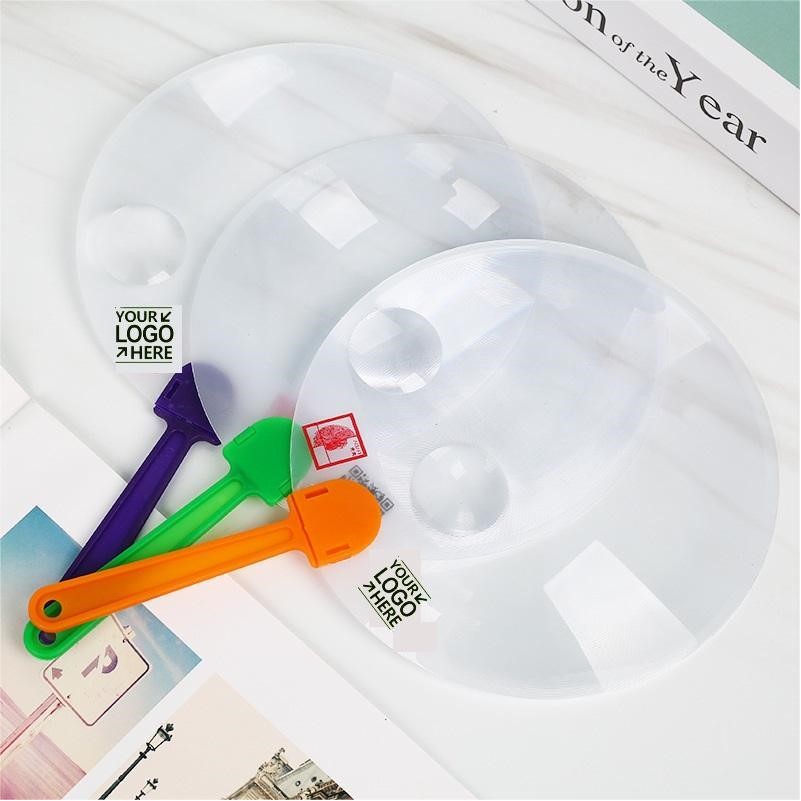 2-in-1 Cooling Magnifier And Circle Hand Fan