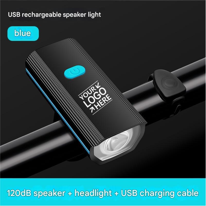 USB-Rechargeable Bike Headlight With Horn