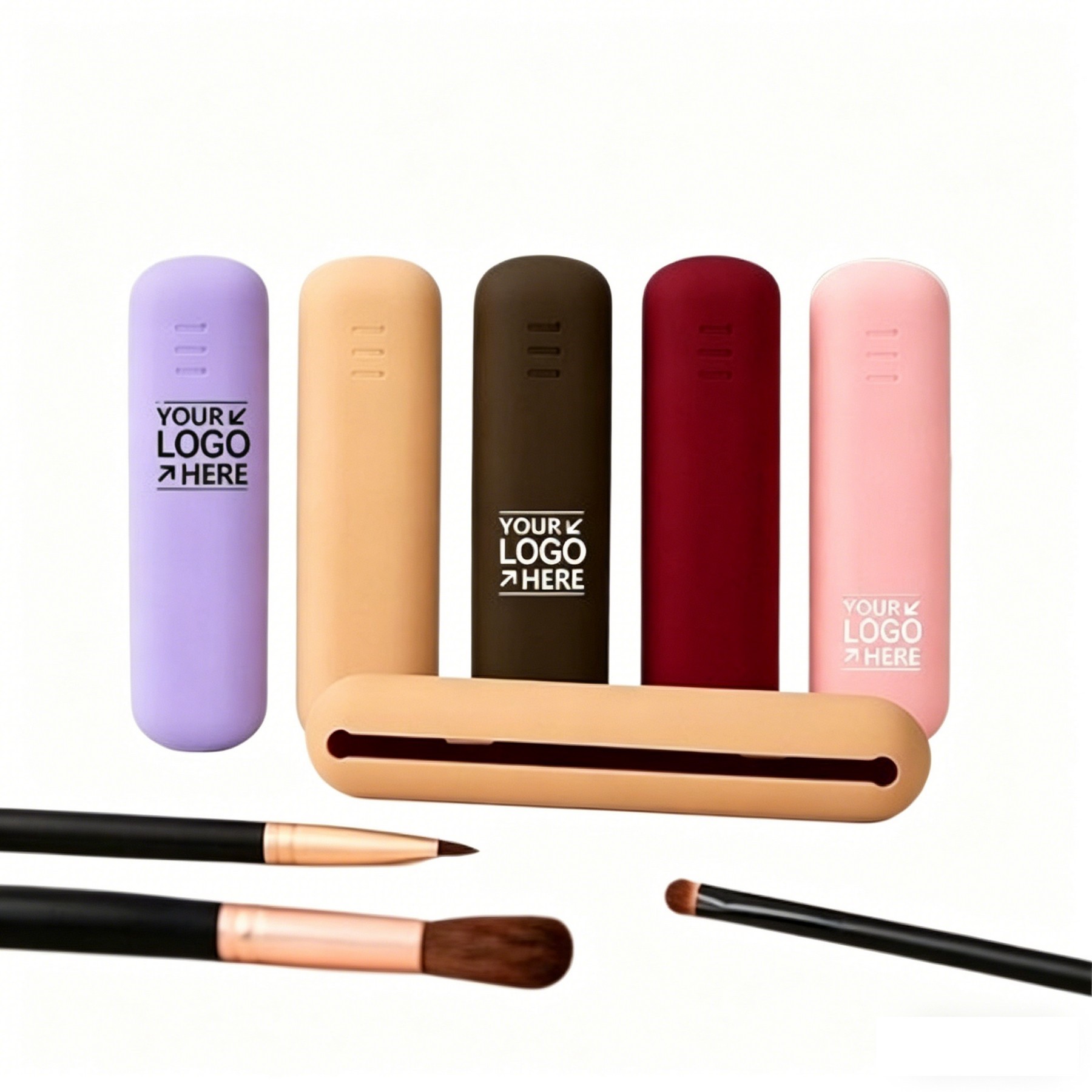 Travel Silicone Makeup Brush Bag
