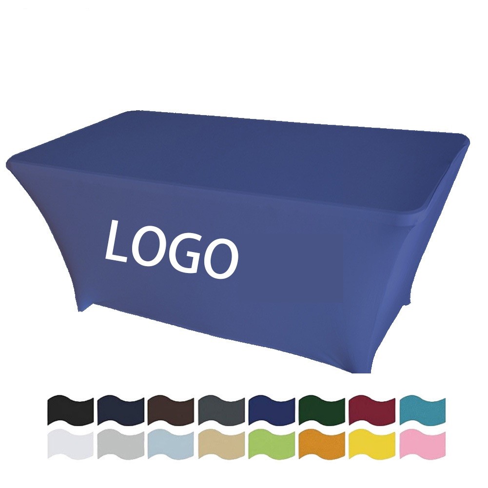 Fitted Tablecloth 6' Custom Full-Print Stretch Fabric Cover With 180GSM