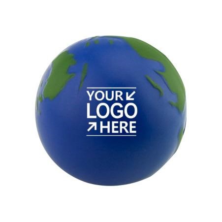 PU Globe Earth Shaped World Squeeze Stress Ball