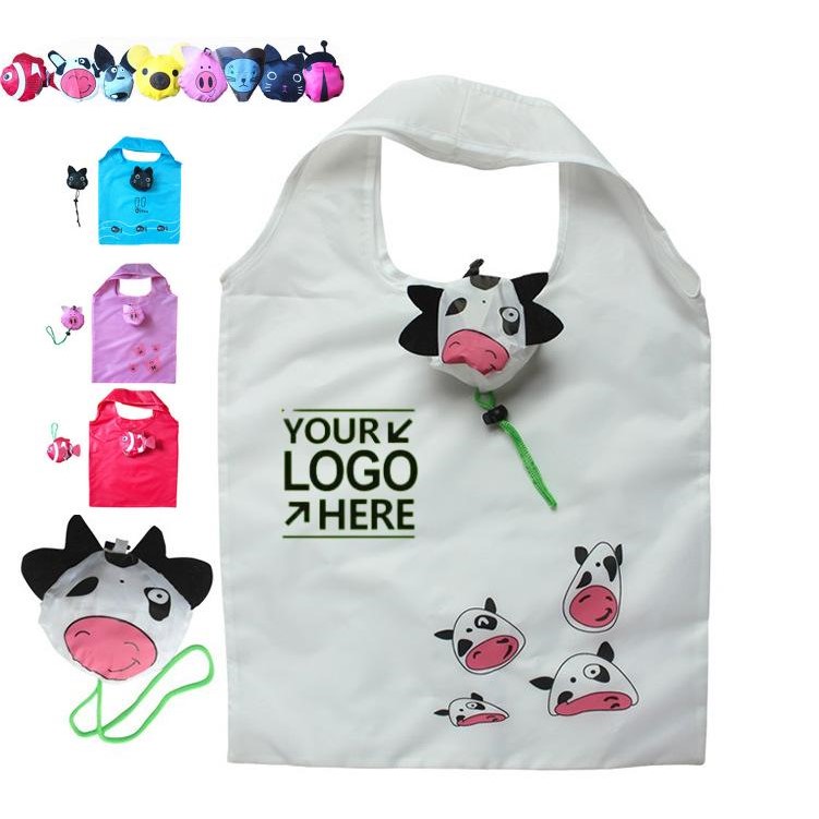 Foldable Animal Tote Bag For Promotional Use