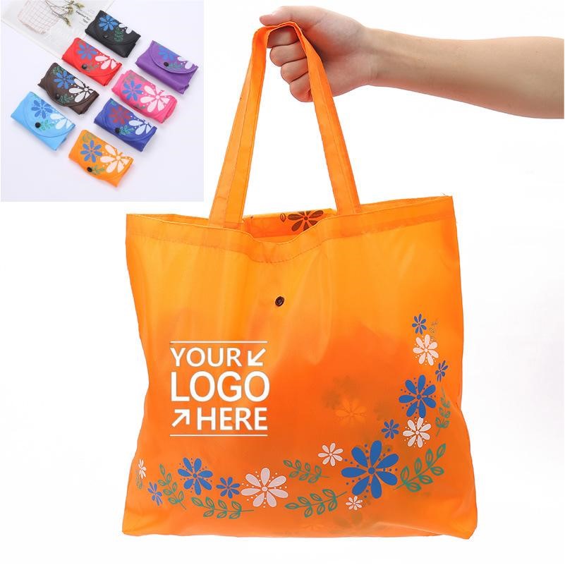 210D Oxford Tote Compact Foldable Shopping Bag