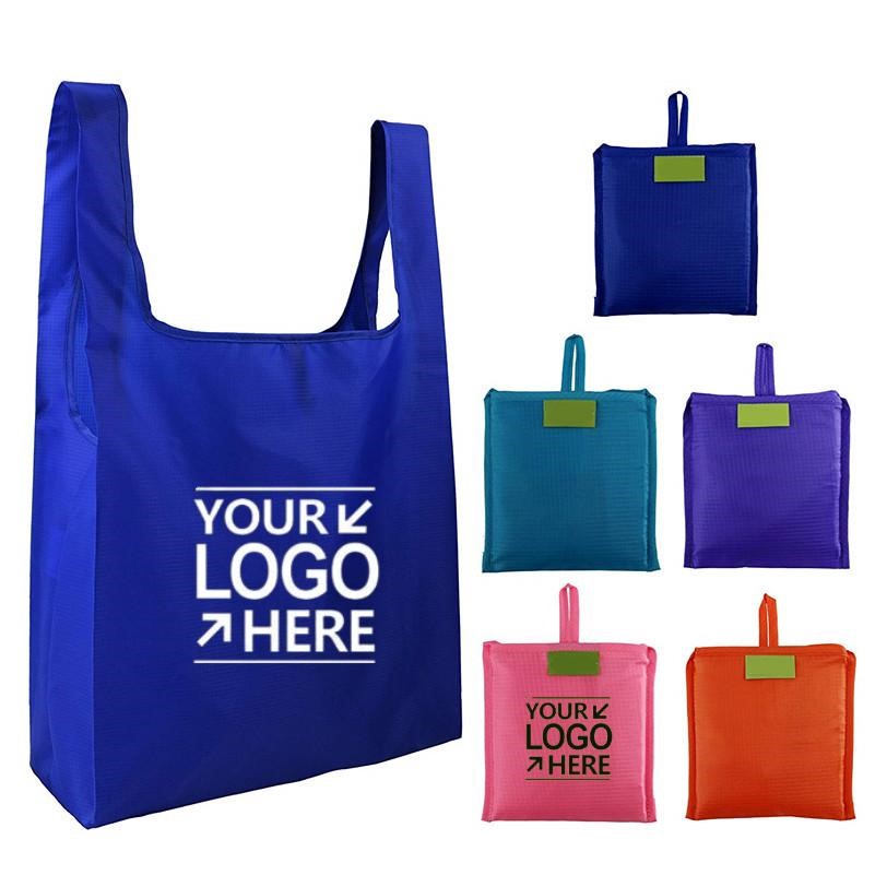 Compact Folding Tote Bag With 420D Oxford Fabric