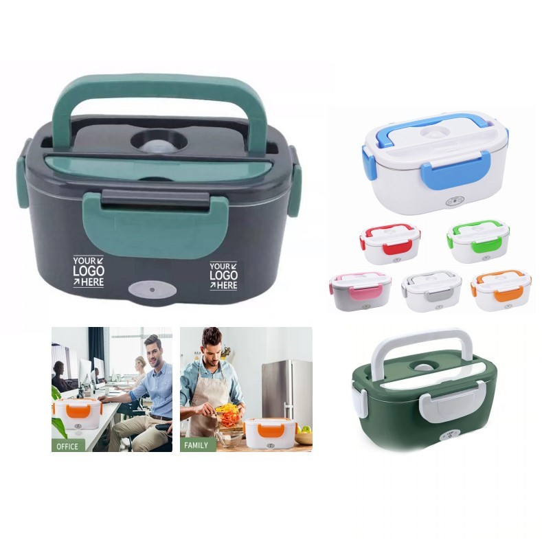 110V Portable Food Warmer - Heated Lunch Box For Home & Office