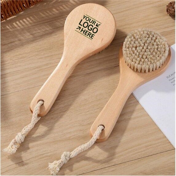 9.84''X3.15''Bamboo Back Shower Brush