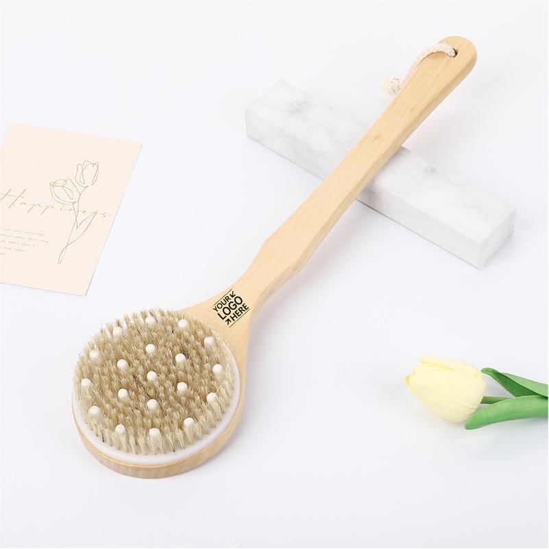 Long Handle Body Brush And Massager