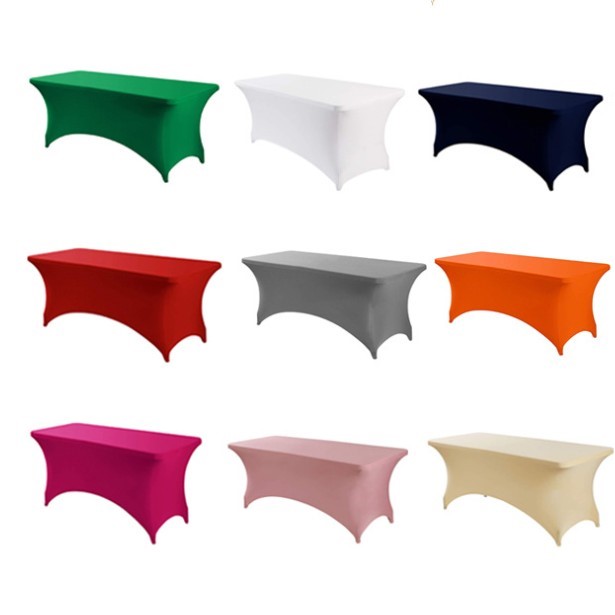 Full-Print 8' Fitted Table Cover - 250GSM Stretch Fabric