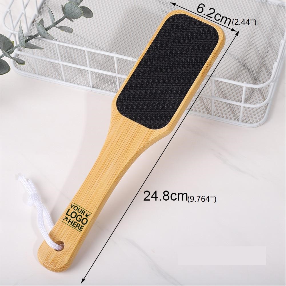 Ergonomic Bamboo Foot File & Buffer