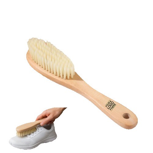 Wooden Shoe Brush With PET Bristles