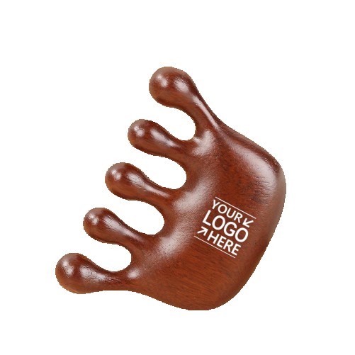 Eco-friendly Sandalwood Scalp Massager & Comb