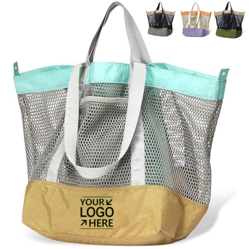 Large Capacity Foldable Nylon Mesh Tote Bag