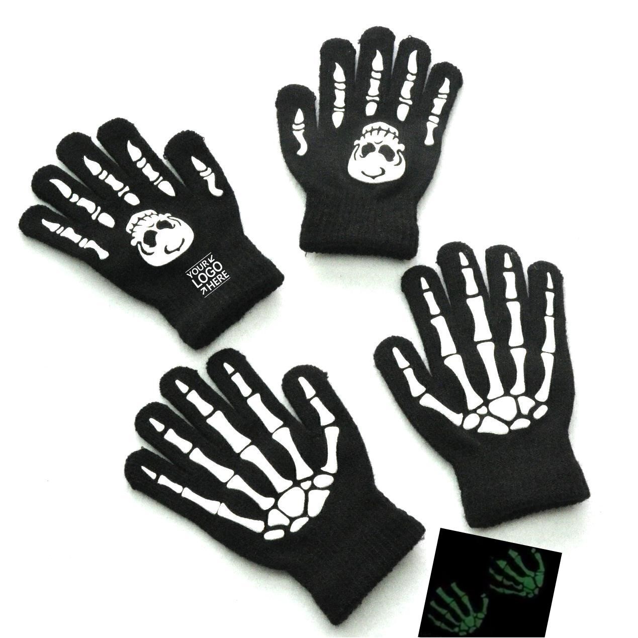 Spooky Fun Glowing Halloween Gloves