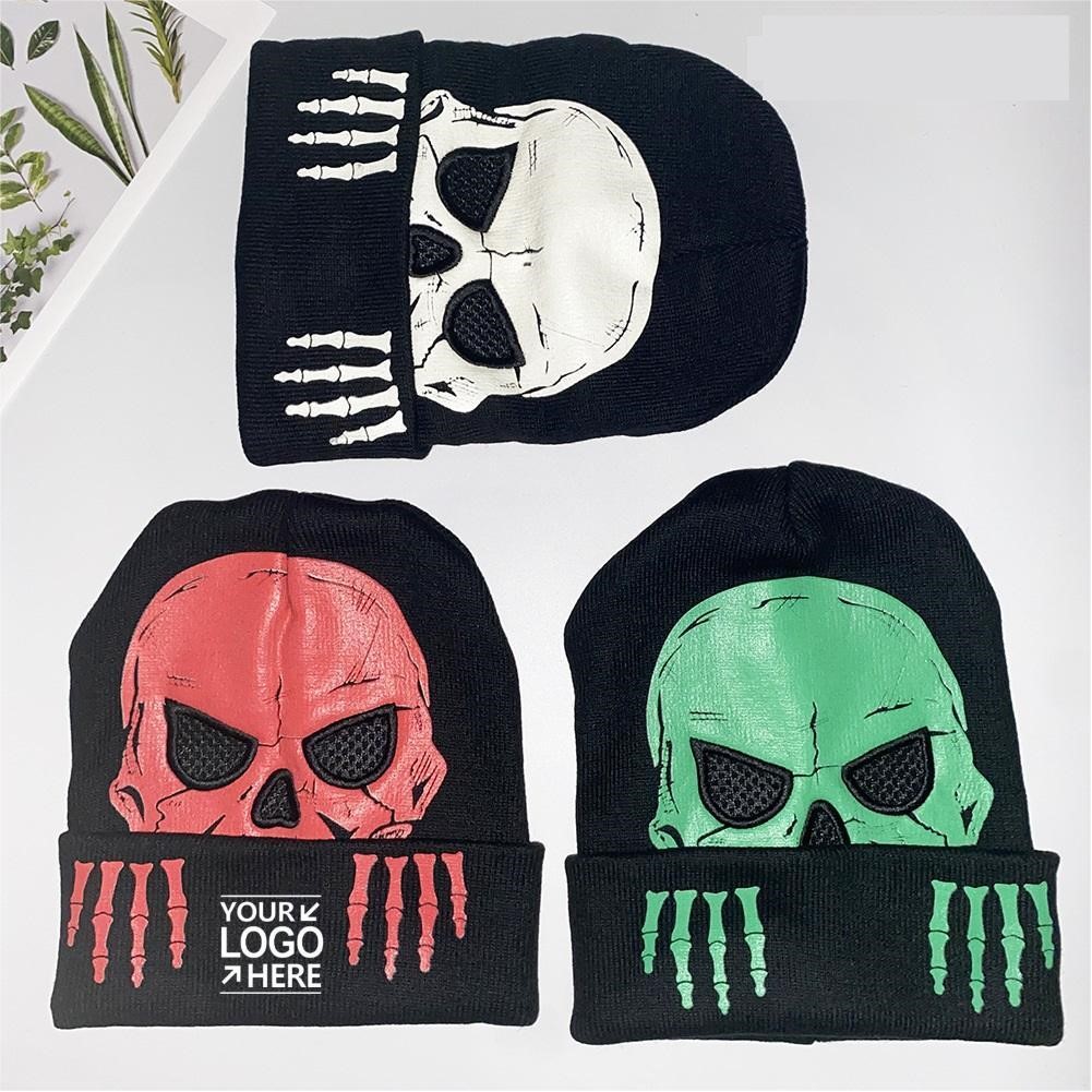 Luminous Knit Beanie For Halloween & Christmas