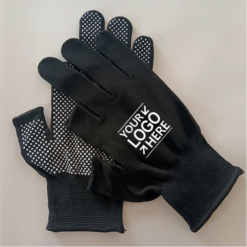 2-Finger Cutoff Work Gloves - Dot Grip & Touchscreen