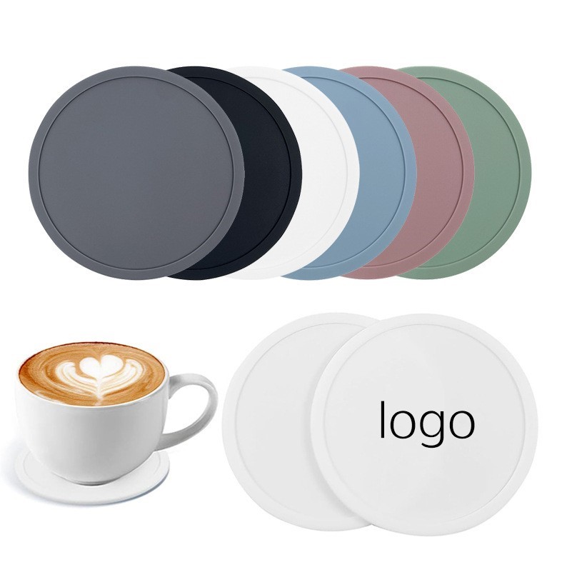 3.54" Silicone Drink Coaster For Most Mugs & Glasses