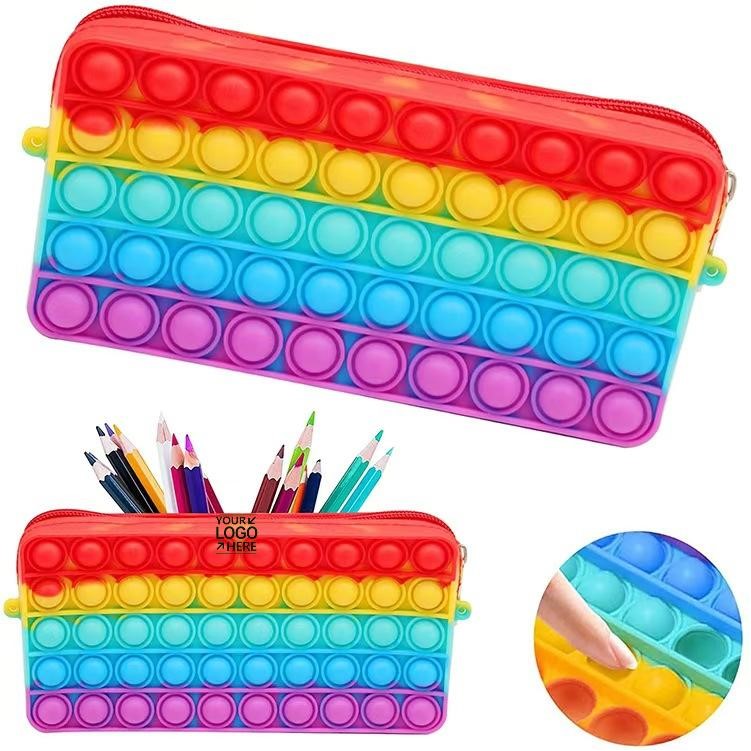 Large-Capacity Silicone Pen Case For Teens