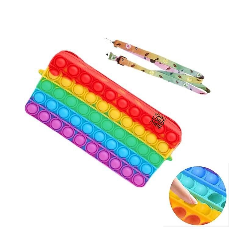 Squeezable Silicone Pouch With Adjustable Strap